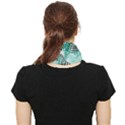 Background Pattern Texture Leaves Design Wallpaper Face Covering Bandana (Triangle) View2