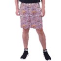 Mushrooms Autumn Fall Pattern Seamless Decorative Men s Pocket Shorts View1