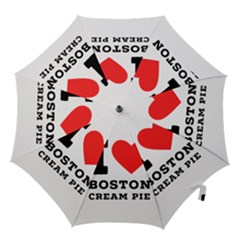 I Love Boston Cream Pie Hook Handle Umbrellas (large) by ilovewhateva