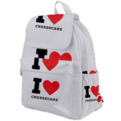 I Love Cheesecake Top Flap Backpack by ilovewhateva