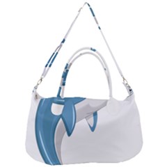 Blue Dolphin Removable Strap Handbag by pakminggu