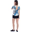 Wave Surfing Surfboard Surfing Back Circle Cutout Sports Tee View2