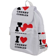 I Love Cherry Cobbler Top Flap Backpack by ilovewhateva