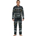 Remote Work Work From Home Online Work Men s Long Sleeve Velvet Pocket Pajamas Set View1
