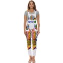 Brain Cerebrum Biology Abstract Women s Pinafore Overalls Jumpsuit View1