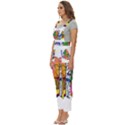 Brain Cerebrum Biology Abstract Women s Pinafore Overalls Jumpsuit View2