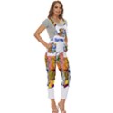Brain Cerebrum Biology Abstract Women s Pinafore Overalls Jumpsuit View3