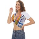 Brain Cerebrum Biology Abstract Twist Front Crop Top View2