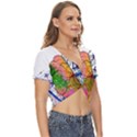 Brain Cerebrum Biology Abstract Twist Front Crop Top View3