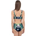 Animal Panda Forest Tree Natural Cage Up Bikini Set View2