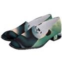 Animal Panda Forest Tree Natural Women s Classic Loafer Heels View2