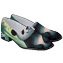 Animal Panda Forest Tree Natural Women s Classic Loafer Heels View3