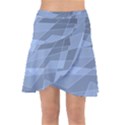 Lines Shapes Pattern Web Creative Wrap Front Skirt View1
