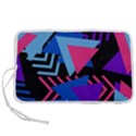 Memphis Pattern Geometric Abstract Pen Storage Case (L) View1
