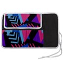 Memphis Pattern Geometric Abstract Pen Storage Case (L) View2