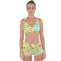 Cute Sketch Child Graphic Funny Racerback Boyleg Bikini Set View1