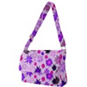 Inks Drops Black Paint Design Full Print Messenger Bag (L) View1
