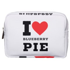 I Love Blueberry Make Up Pouch (medium) by ilovewhateva