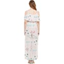 Spaceship Pattern Star Draped Sleeveless Chiffon Jumpsuit View2
