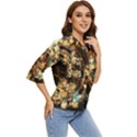 Science Fiction Background Fantasy Women s Quarter Sleeve Pocket Shirt View2