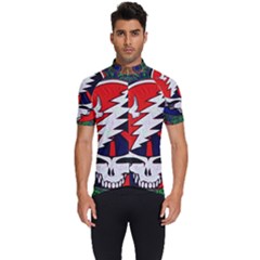 Grateful Dead Pattern Men s Short Sleeve Cycling Jersey