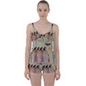 Egyptian Paper Women Child Owl Tie Front Two Piece Tankini View1