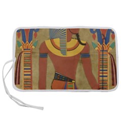 Egyptian Tutunkhamun Pharaoh Design Pen Storage Case (s) by Mog4mog4