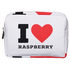 I Love Raspberry Make Up Pouch (medium) by ilovewhateva