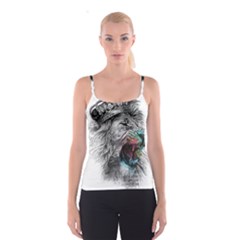 Lion King Head Spaghetti Strap Top