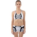 My Neighbor Totoro Black And White Back Web Gym Set View1