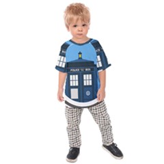 Doctor Who Tardis Kids  Raglan Tee