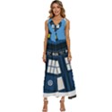 Doctor Who Tardis V-Neck Sleeveless Loose Fit Overalls View1