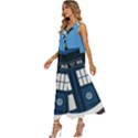 Doctor Who Tardis V-Neck Sleeveless Loose Fit Overalls View2