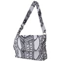 Bad Wolf Tardis Art Drawing Doctor Who Full Print Messenger Bag (L) View1