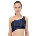 Doctor Who Tardis Spliced Up Bikini Top  View1