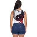 Yin And Yang Chinese Dragon Women s Sleeveless Wrap Top View4