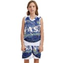 Vincent Van Gogh Starry Night Art Painting Planet Galaxy Kids  Basketball Mesh Set View1