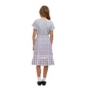 Square Purple Pattern Bead Purple Keffiyeh Purple Geometric Headdress Angle Violet Rectangle Kids  Ruffle Flared Wrap Midi Skirt View4