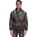 Astronaut Playing Guitar Parody Men s Puffer Bubble Jacket Coat View1