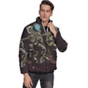 Astronaut Playing Guitar Parody Men s Puffer Bubble Jacket Coat View3