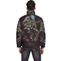 Astronaut Playing Guitar Parody Men s Puffer Bubble Jacket Coat View4