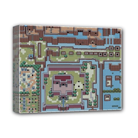 Arcade Game Retro Pattern Deluxe Canvas 14  X 11  (stretched)