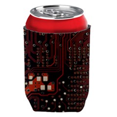 Red Computer Circuit Board Can Holder by Bakwanart