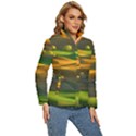Landscape Usa Nature Washington State Trees Field Palouse Women s Puffer Bubble Jacket Coat View3