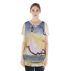 1 (202) Skirt Hem Sports Top
