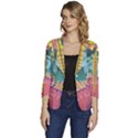 1 (188) Women s One-Button 3/4 Sleeve Short Jacket View1