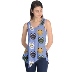 Cat Cat Background Animals Little Cat Pets Kittens Sleeveless Tunic