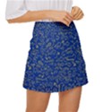 Arrows Doodles Drawing Background Sketch Direction Mini Front Wrap Skirt View3