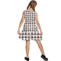 Mixed Abstract Colors Pattern Kids  Sleeveless Tiered Mini Dress View4