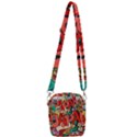 Earthquake And Tsunami Drawing Japan Illustration Shoulder Strap Belt Bag View3